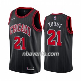 Camiseta Hombre Chicago Bulls Thaddeus Young 212019-20 Nike Statement Edition Swingman